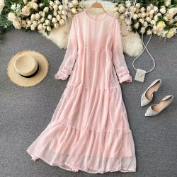 Sheer Chiffon Dress