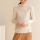 Pleated Mockneck blouse