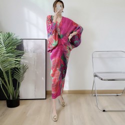 [PREMIUM] Watercolor Pleated Dress