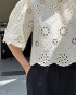 Broderie eyelet blouse