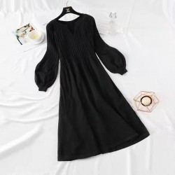 Bell Sleeve Knit Dress