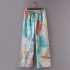 Watercolor Print Pants