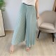 Pleated palazzo pants