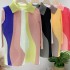 Pleated  colorblock button blouse