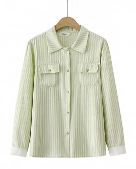 LM+ Stripe blouse