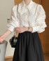 Frill collar blouse