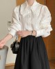 Frill collar blouse