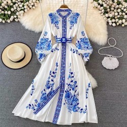 Porcelain reflection dress