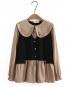 LM+ Combination babydoll blouse