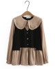 LM+ Combination babydoll blouse