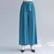 Palazzo pleated pants with sash