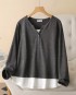 LM+  Combination blouse