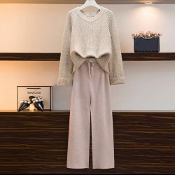 Knit Pullover and Pants Set