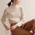 Pleated Mockneck blouse