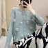 [PREMIUM] Pleated Blouse with Applique