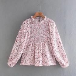 Heart Print Blouse