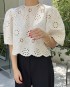 Broderie eyelet blouse