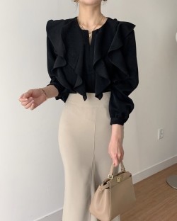 Ruffle blouse