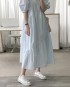 Puff sleeve casual dress