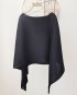 Pleated tassel cape