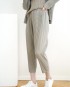 Pleated tapered pants