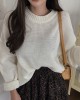 Candy color knit pullover