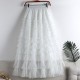 Long tutu tiered skirt