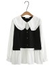 LM+ Combination babydoll blouse