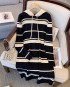 LM+ Stripe hoodie dress