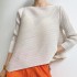 Pleated asymmetrical blouse