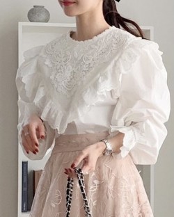 Victorian lace blouse