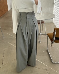 High waist frontsplit pants