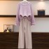 Knit Pullover and Pants Set