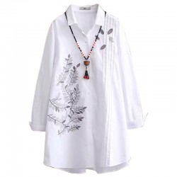 LM+ Motif Embroidered Shirt