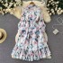 Floral motif dress