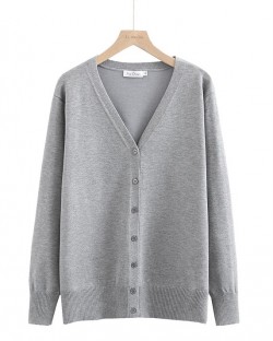 LM+ Knit button cardigan