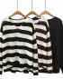 LM+ V-neck knit pullover