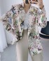 Floral Motif Blazer