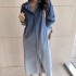 Ombre denim dress