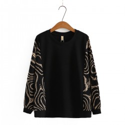 LM+  Motif Print Pullover