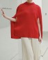 Pleated collar cape