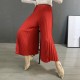 Pleated palazzo pants