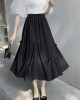 Rosette detail skirt