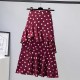 LM+ Polka dot skirt with slit