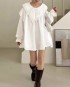 Oversized babydoll blouse