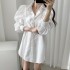 Long princess sleeves blouse