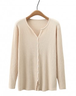 LM+ Button knit cardigan