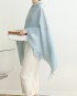 Pleated tassel cape