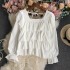 Tiered ruffle blouse