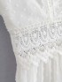 Embroidery crotchet tunic